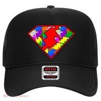 Autism Superhero Puzzle Crest Hat thumb 0