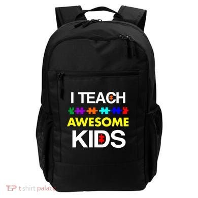 Autism Teacher I Teach Awesome Kids Backpack