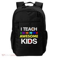 Autism Teacher I Teach Awesome Kids Backpack thumb 0
