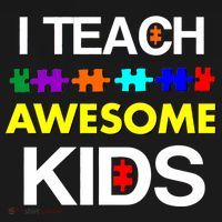 Autism Teacher I Teach Awesome Kids Backpack thumb 2