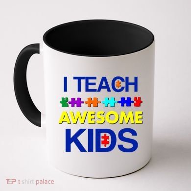 Autism Teacher I Teach Awesome Kids Coffee Mug