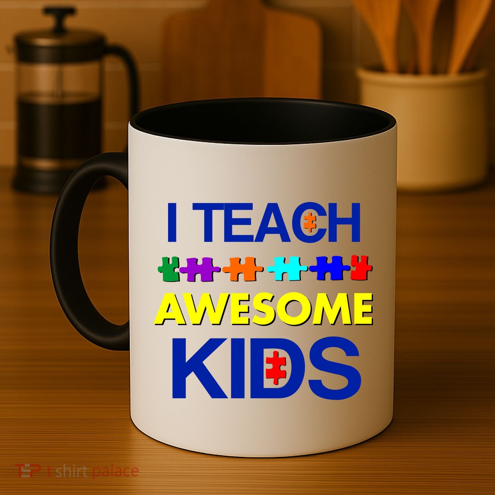 Autism Teacher I Teach Awesome Kids Coffee Mug
