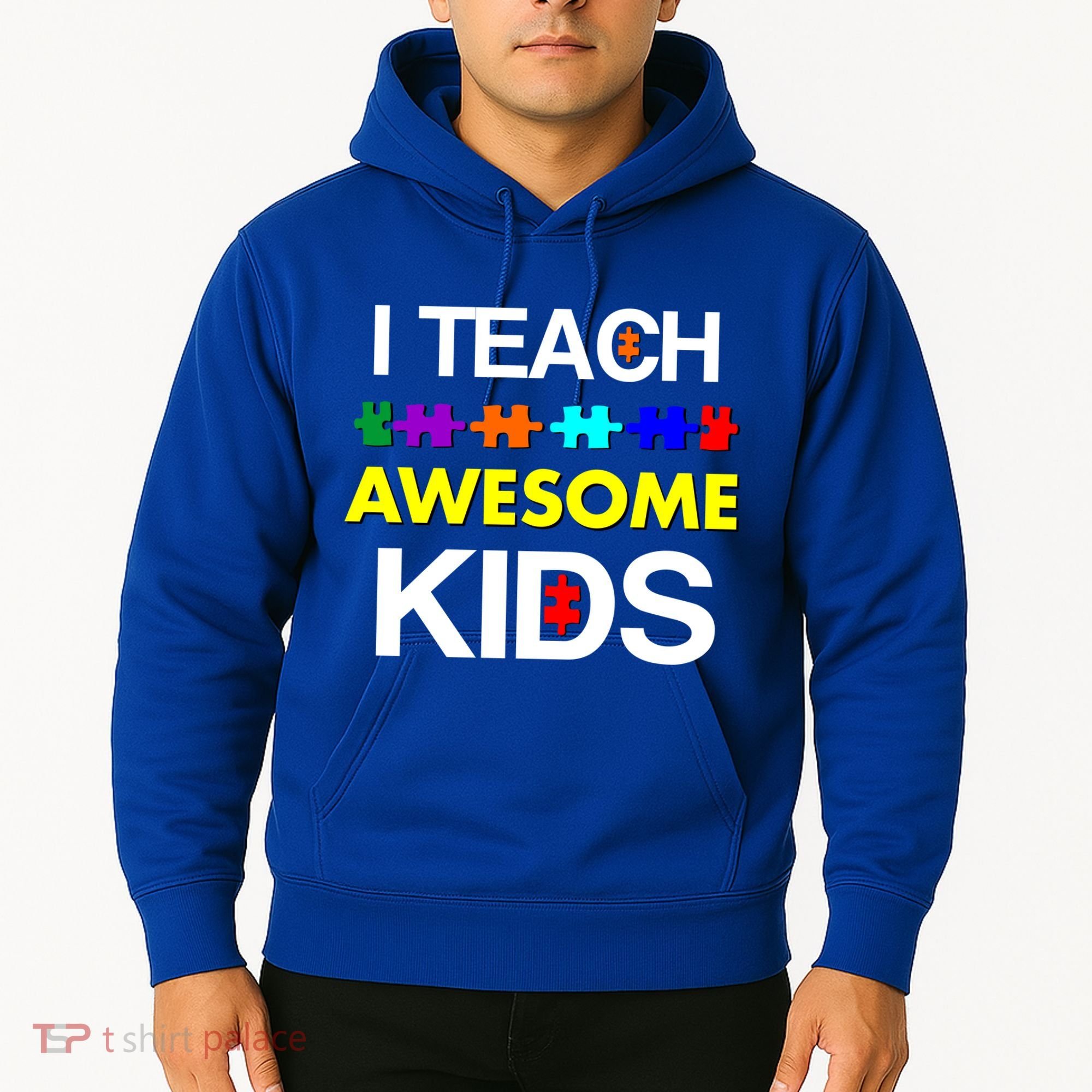 Autism Teacher I Teach Awesome Kids Hoodie