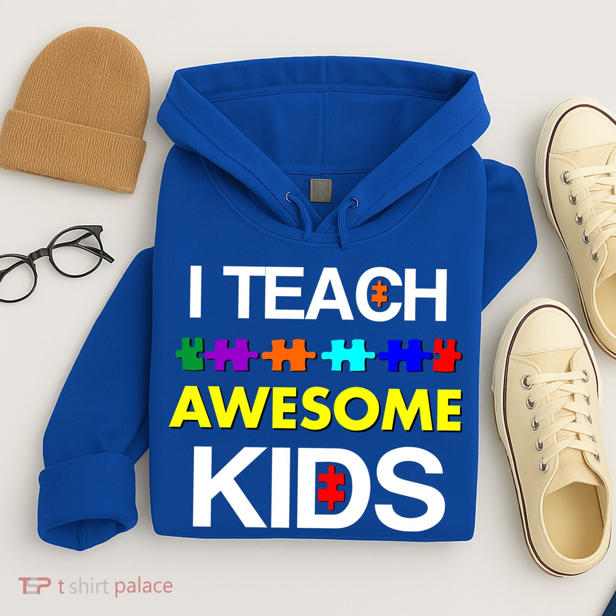 Autism Teacher I Teach Awesome Kids Hoodie