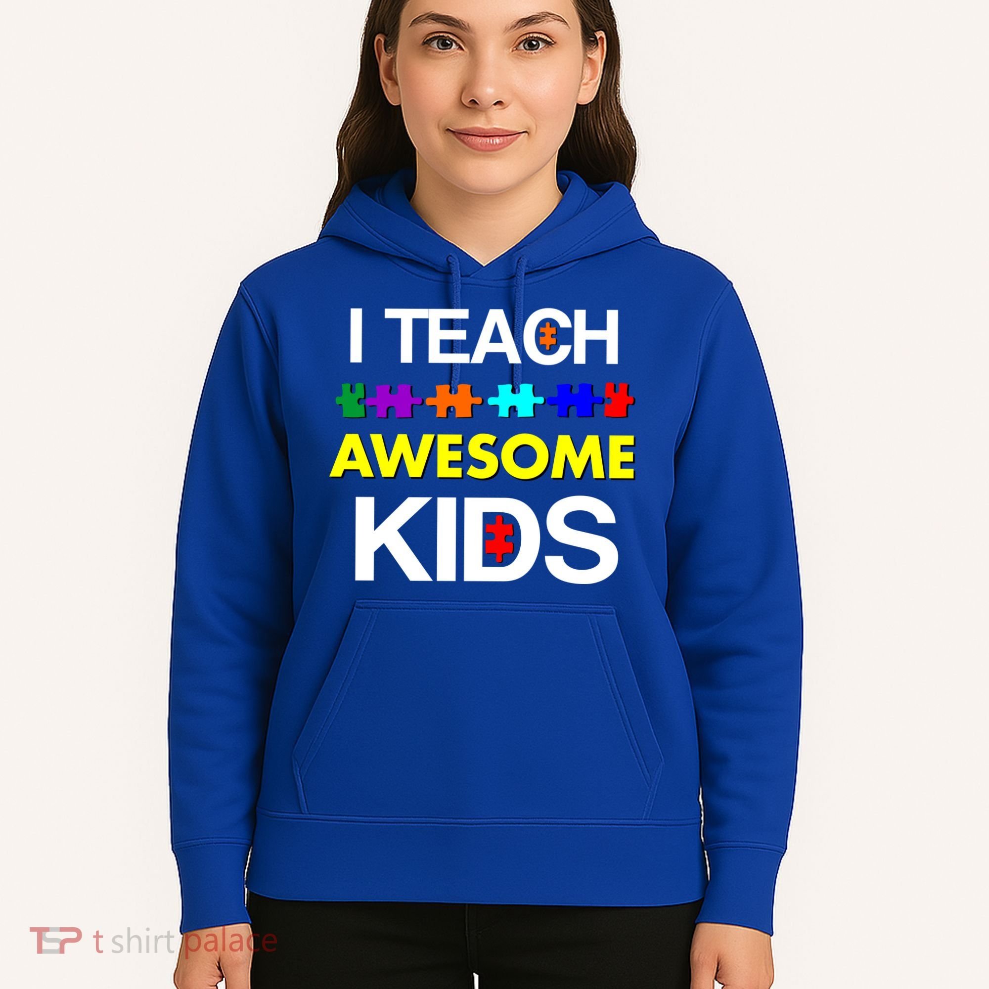 Autism Teacher I Teach Awesome Kids Hoodie