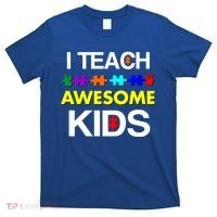 Autism Teacher I Teach Awesome Kids T-Shirt thumb 0