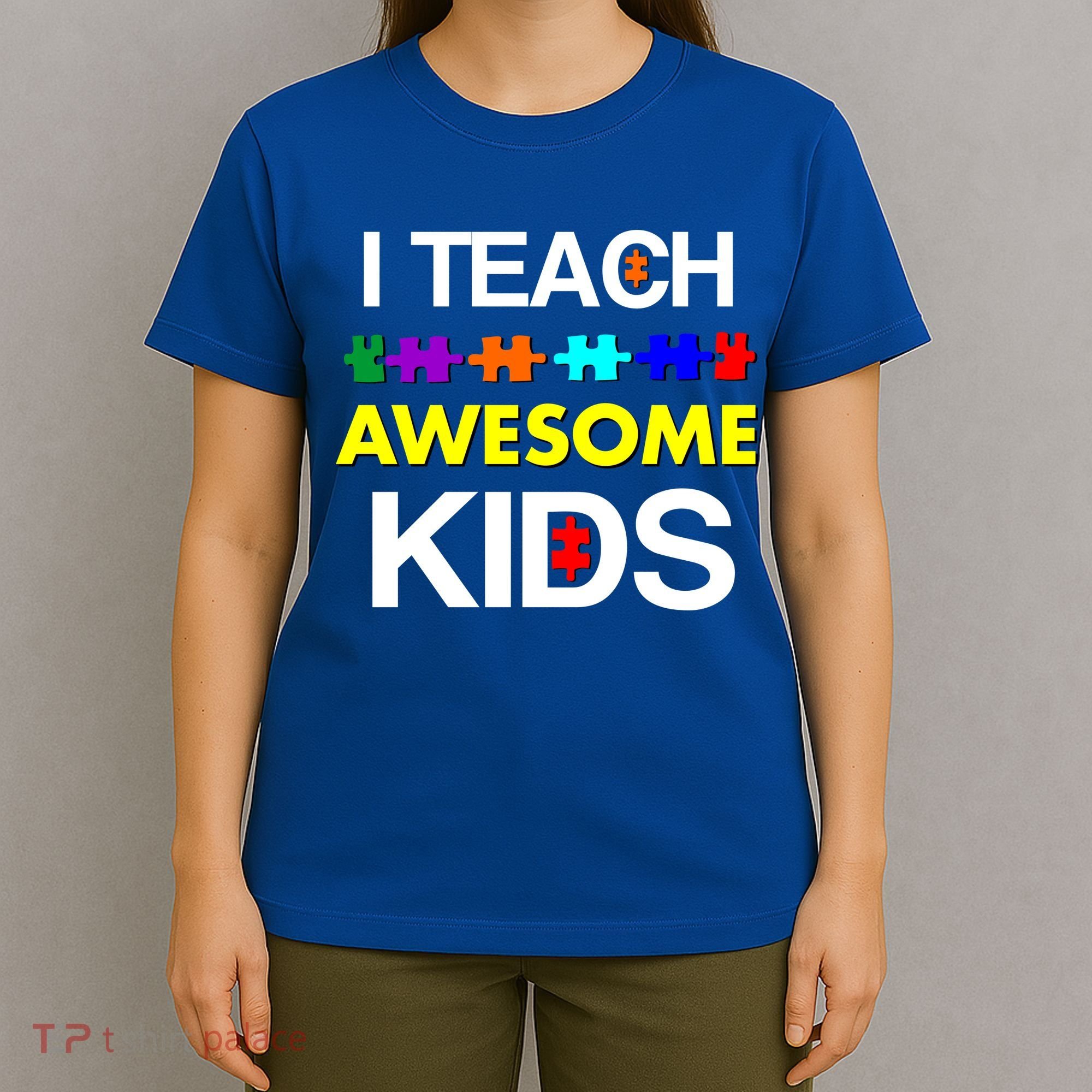 Autism Teacher I Teach Awesome Kids T-Shirt