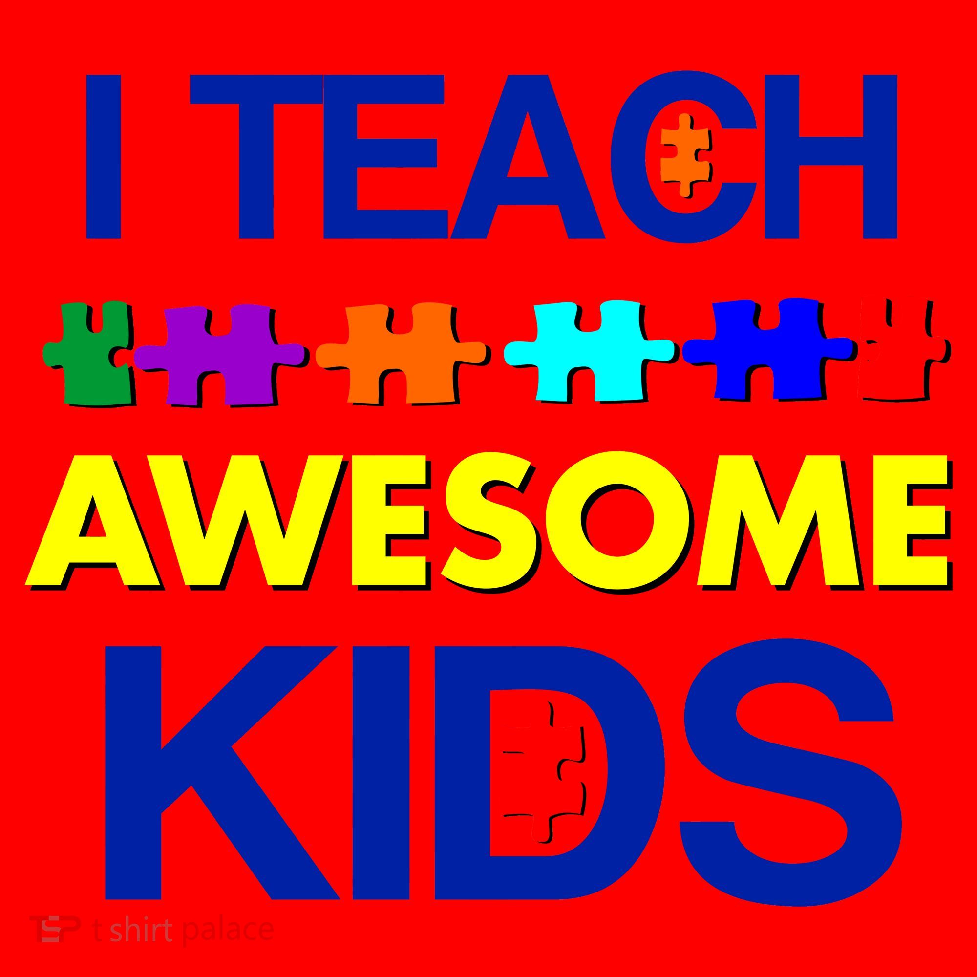 Autism Teacher I Teach Awesome Kids Santa Hat