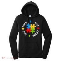 Autism Teacher Teach Love Hope Inspire  Women's Hoodie thumb 0