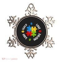 Autism Teacher Teach Love Hope Inspire  Ornament thumb 0