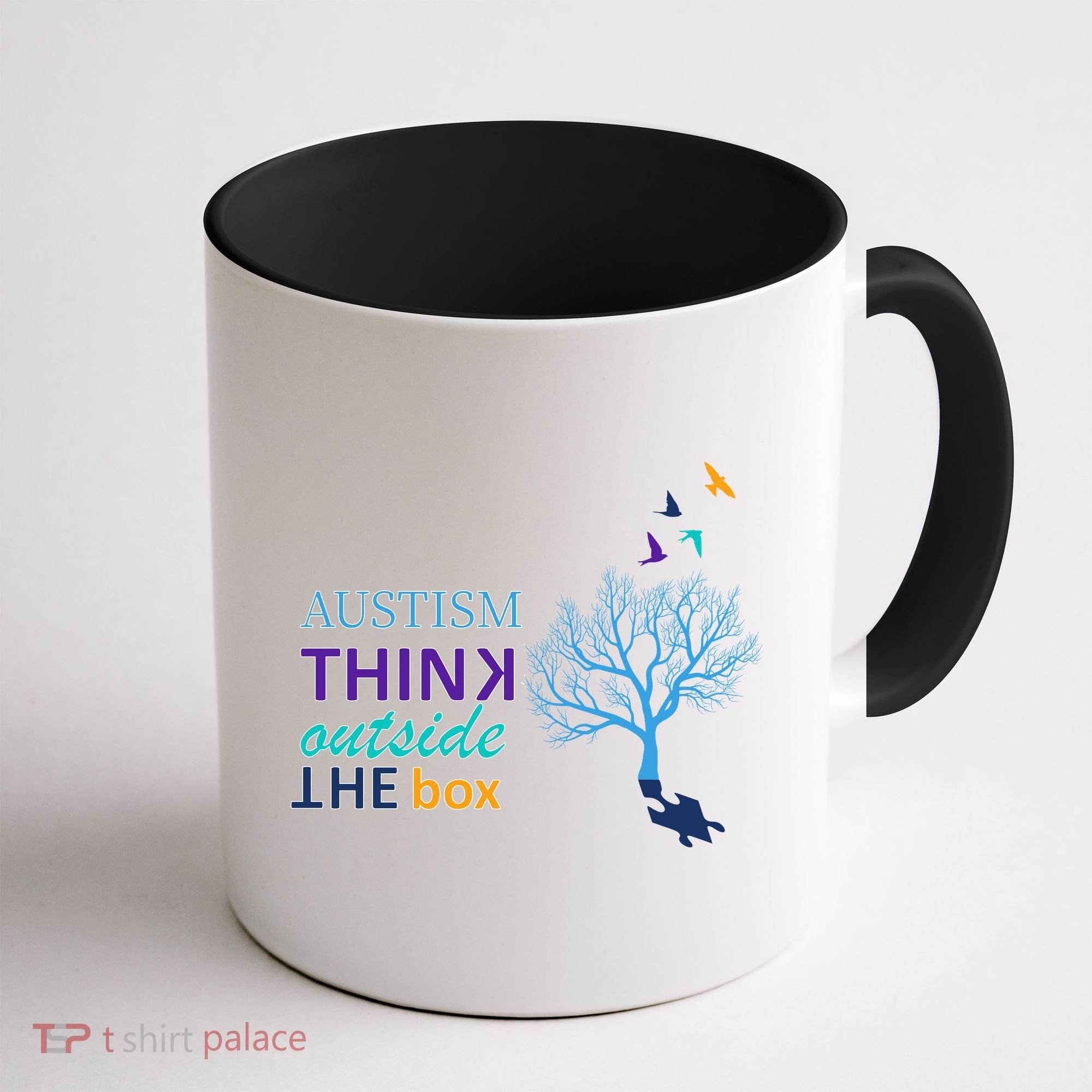 Autism Think Outside The Box Coffee Mug