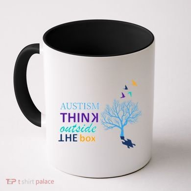 Autism Think Outside The Box Coffee Mug