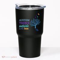 Autism Think Outside The Box Tumbler thumb 0