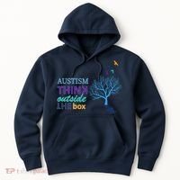 Autism Think Outside The Box Hoodie thumb 0