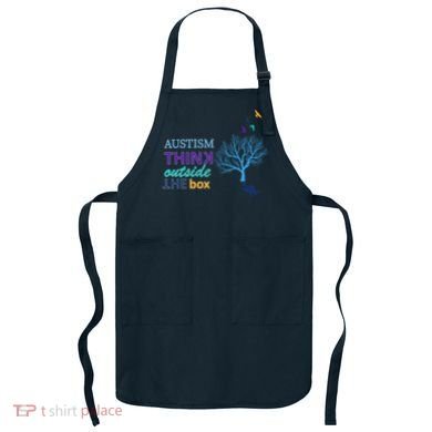 Autism Think Outside The Box Apron