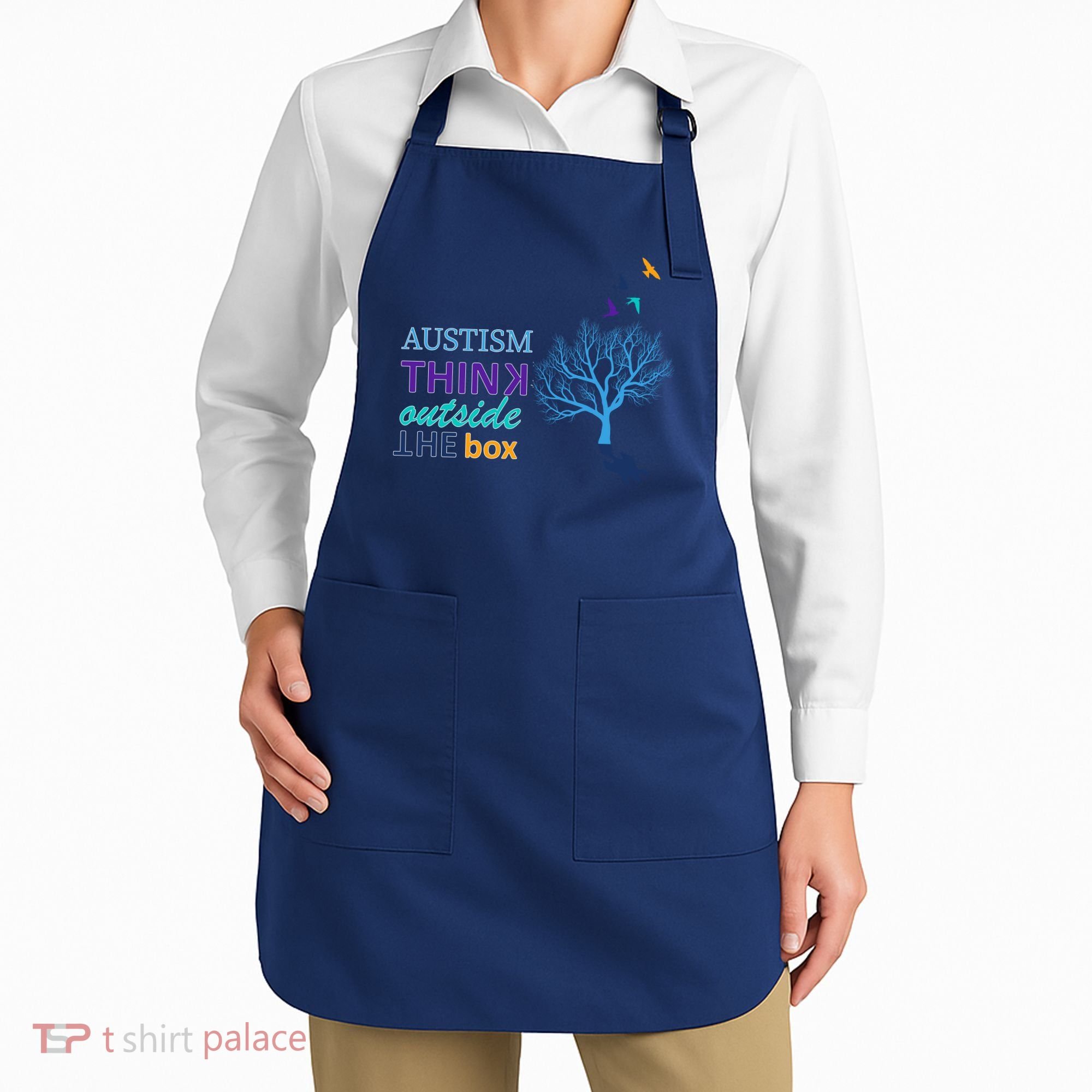 Autism Think Outside The Box Apron