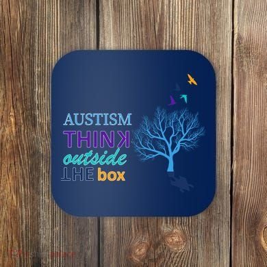 Autism Think Outside The Box Coaster