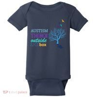 Autism Think Outside The Box Baby Bodysuit thumb 0