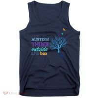 Autism Think Outside The Box Tank Top thumb 0