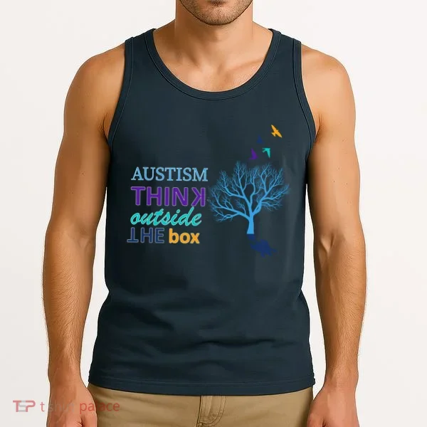 Autism Think Outside The Box Tank Top
