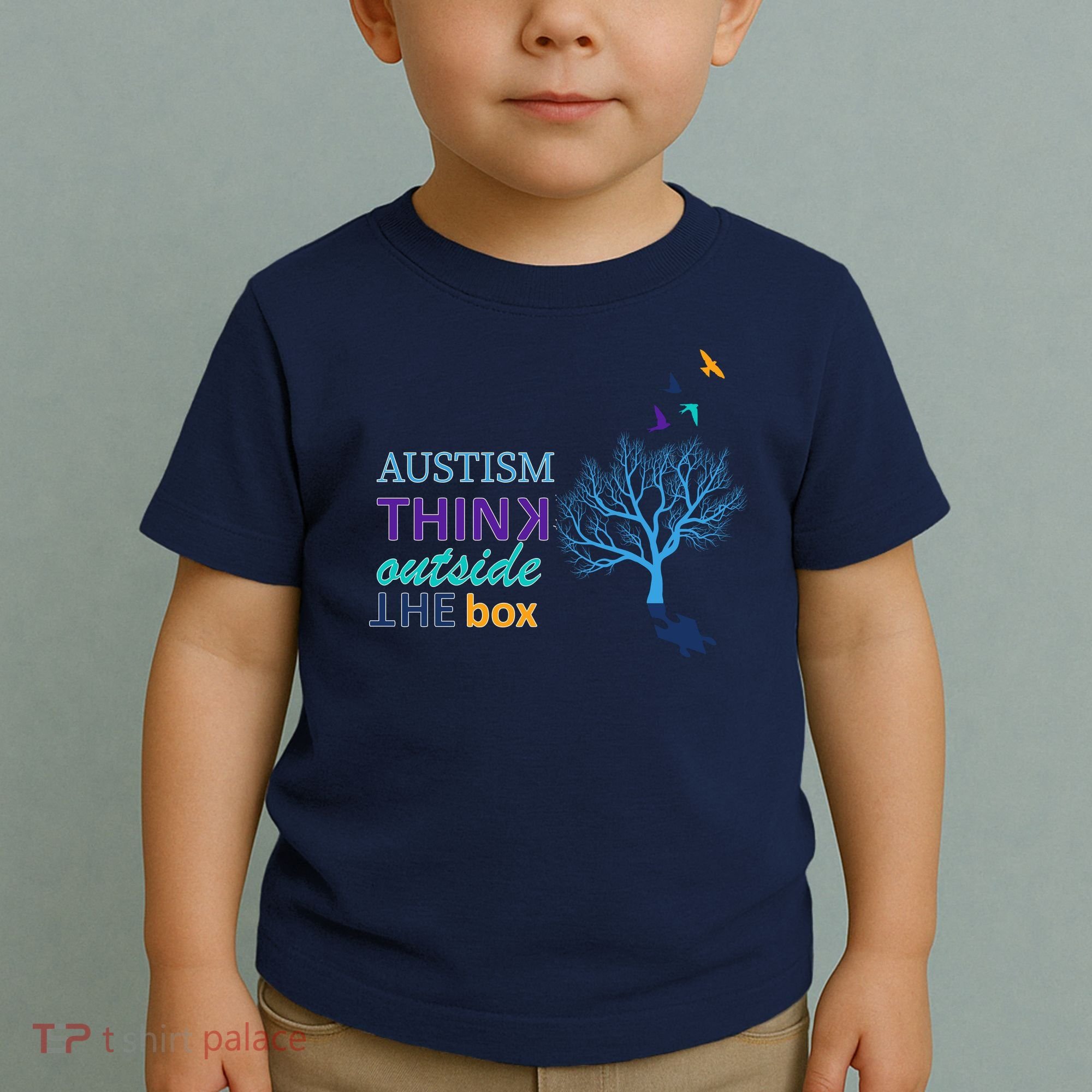Autism Think Outside The Box Toddler T-Shirt