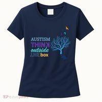 Autism Think Outside The Box Women's T-Shirt thumb 0