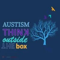 Autism Think Outside The Box Kids Sweatshirt thumb 2