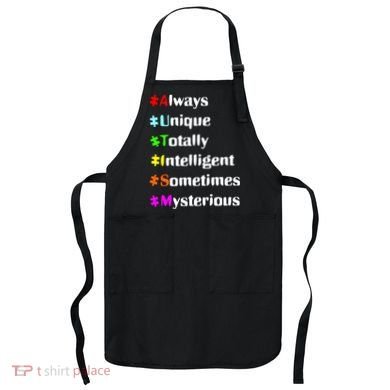 Autism Tips Awareness Apron