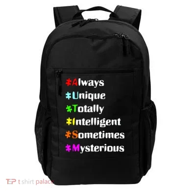 Autism Tips Awareness Backpack