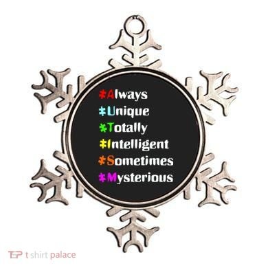 Autism Tips Awareness Ornament