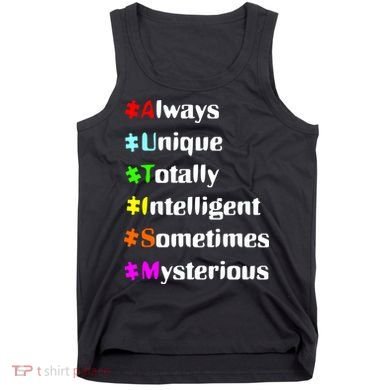 Autism Tips Awareness Tank Top