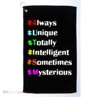 Autism Tips Awareness Golf Towel thumb 0