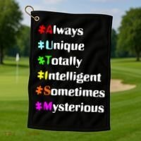 Autism Tips Awareness Golf Towel thumb 1