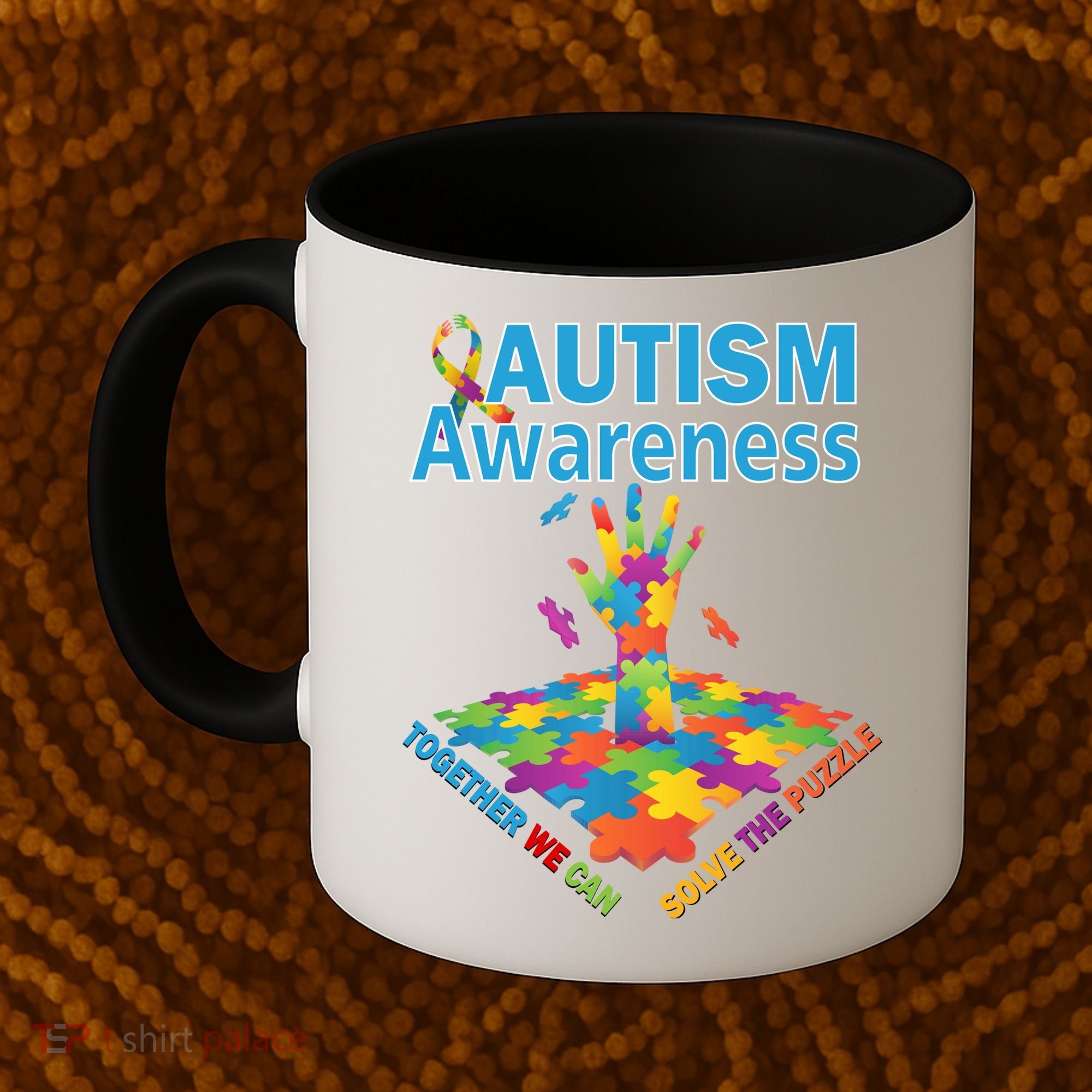  Autism Together We Can Solve The Puzzle Coffee Mug