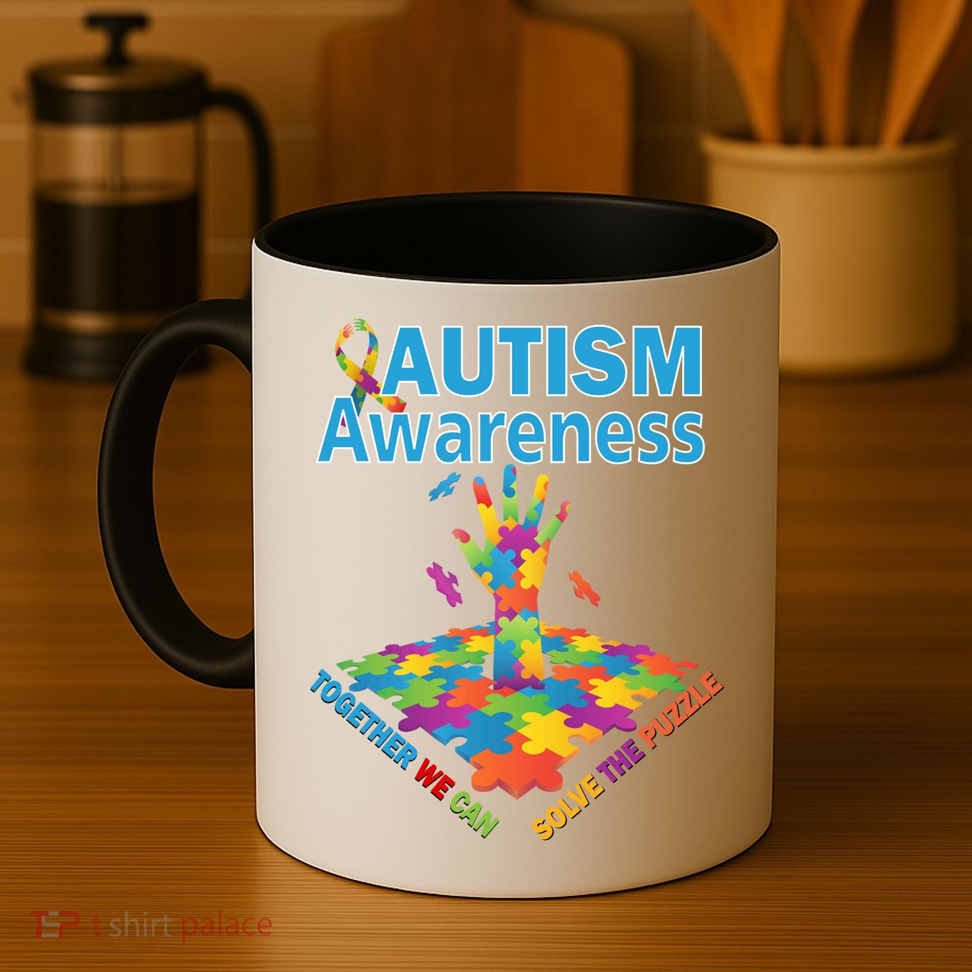  Autism Together We Can Solve The Puzzle Coffee Mug