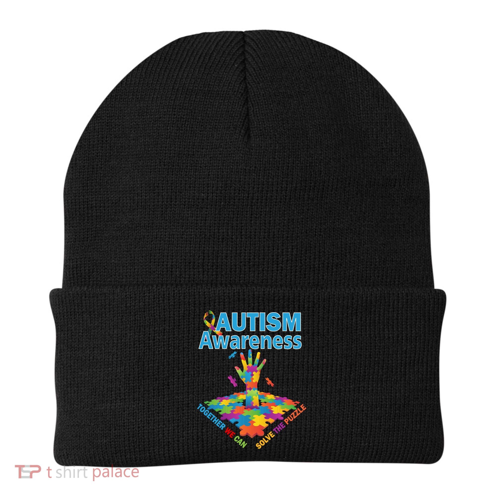  Autism Together We Can Solve The Puzzle Beanie