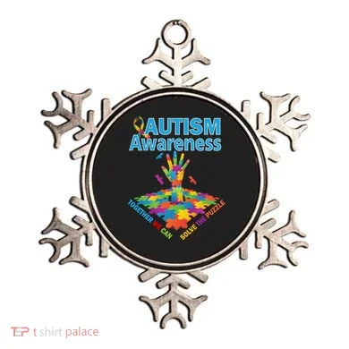  Autism Together We Can Solve The Puzzle Ornament