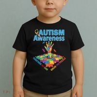  Autism Together We Can Solve The Puzzle Toddler T-Shirt thumb 2
