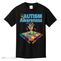  Autism Together We Can Solve The Puzzle Kids T-Shirt thumb 0