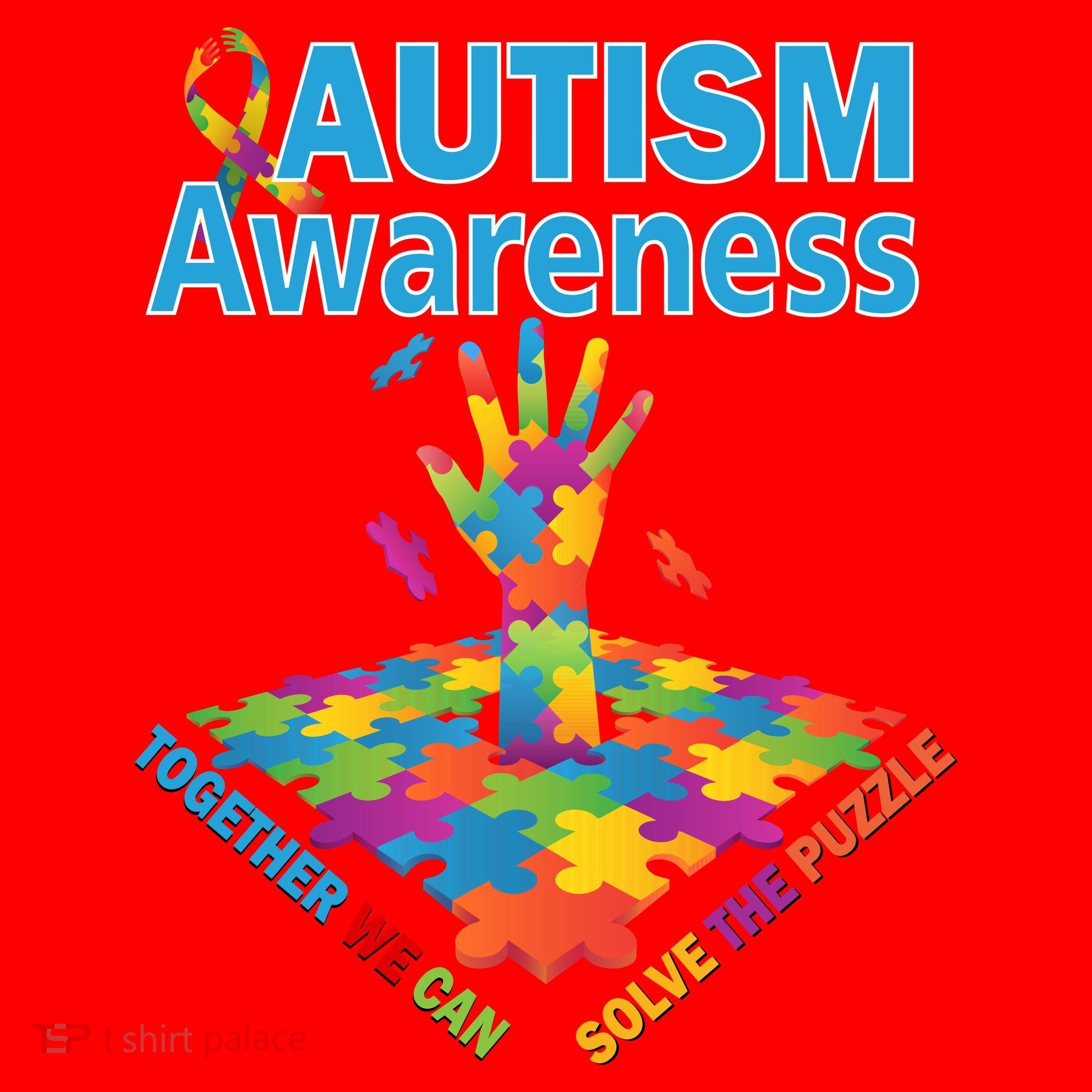  Autism Together We Can Solve The Puzzle Santa Hat
