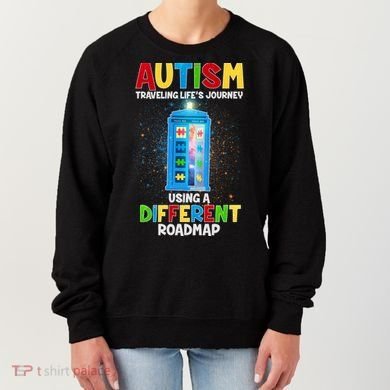 Autism Using a Different Road Map Women's Sweatshirt