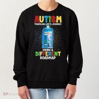 Autism Using a Different Road Map Women's Sweatshirt thumb 0