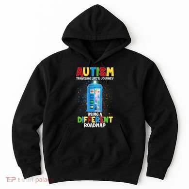 Autism Using a Different Road Map Hoodie