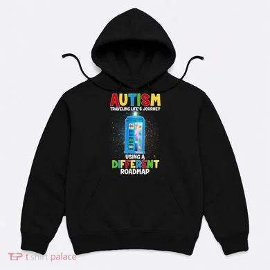 Autism Using a Different Road Map Hoodie
