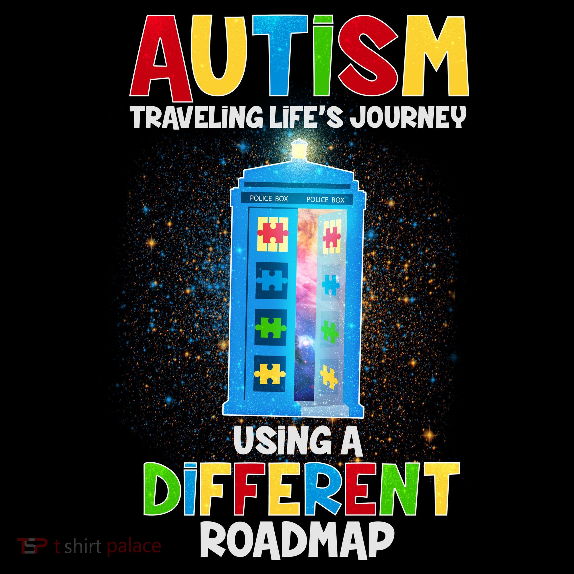 Autism Using a Different Road Map Hoodie
