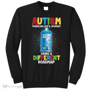 Autism Using a Different Road Map Sweatshirt