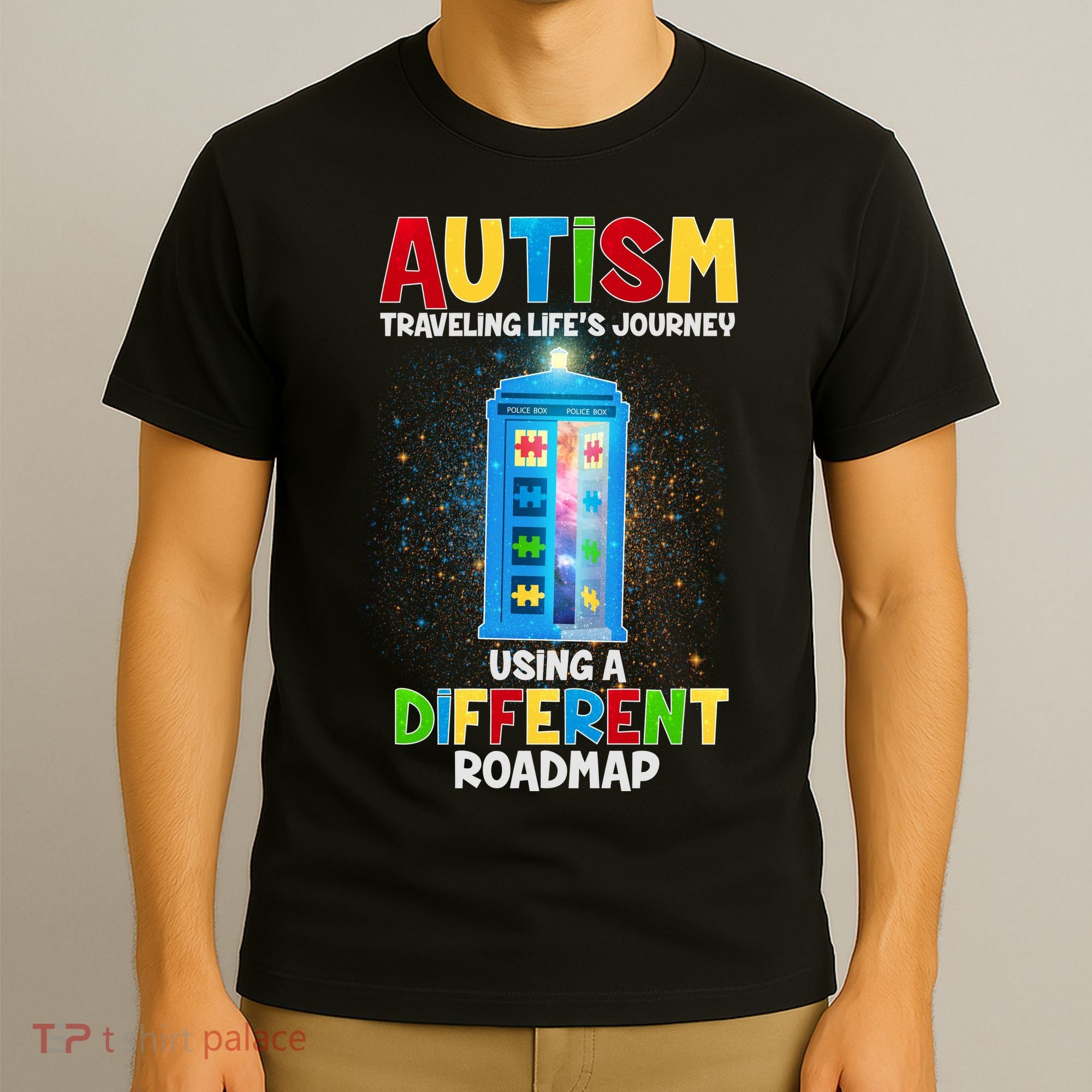 Autism Using a Different Road Map T-Shirt