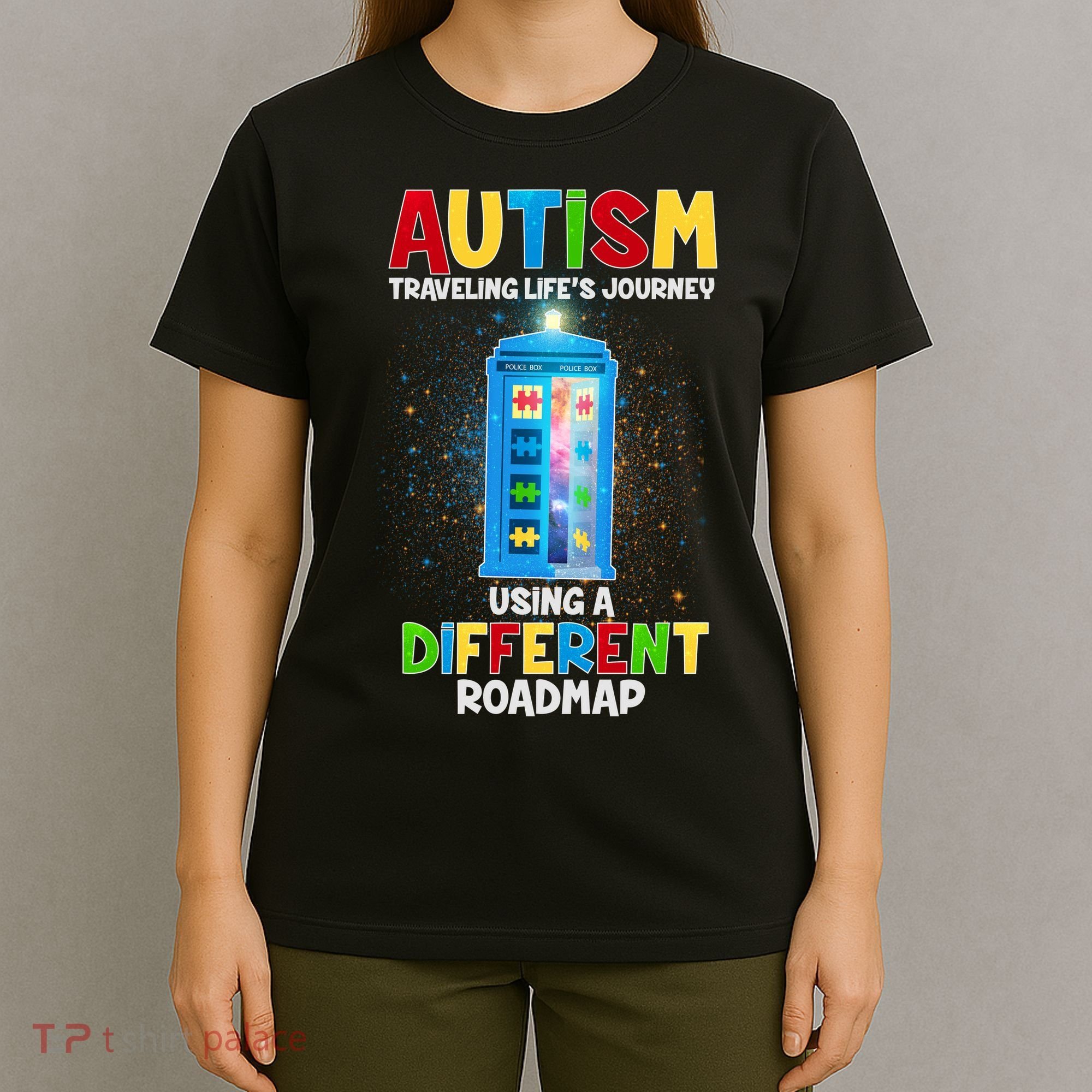 Autism Using a Different Road Map T-Shirt