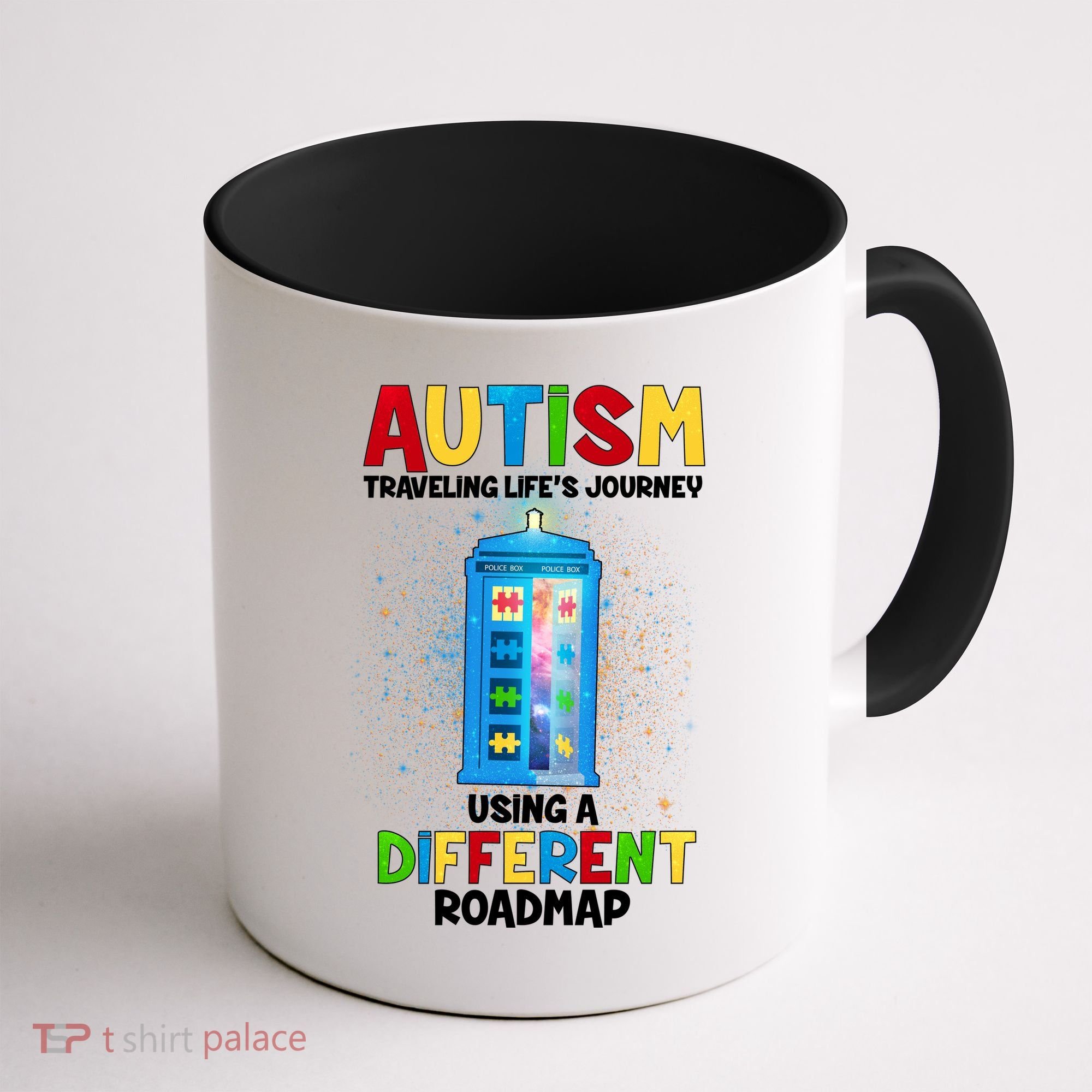 Autism Using a Different Road Map Coffee Mug