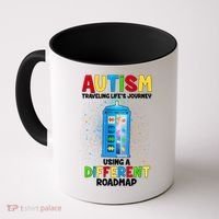 Autism Using a Different Road Map Coffee Mug thumb 0